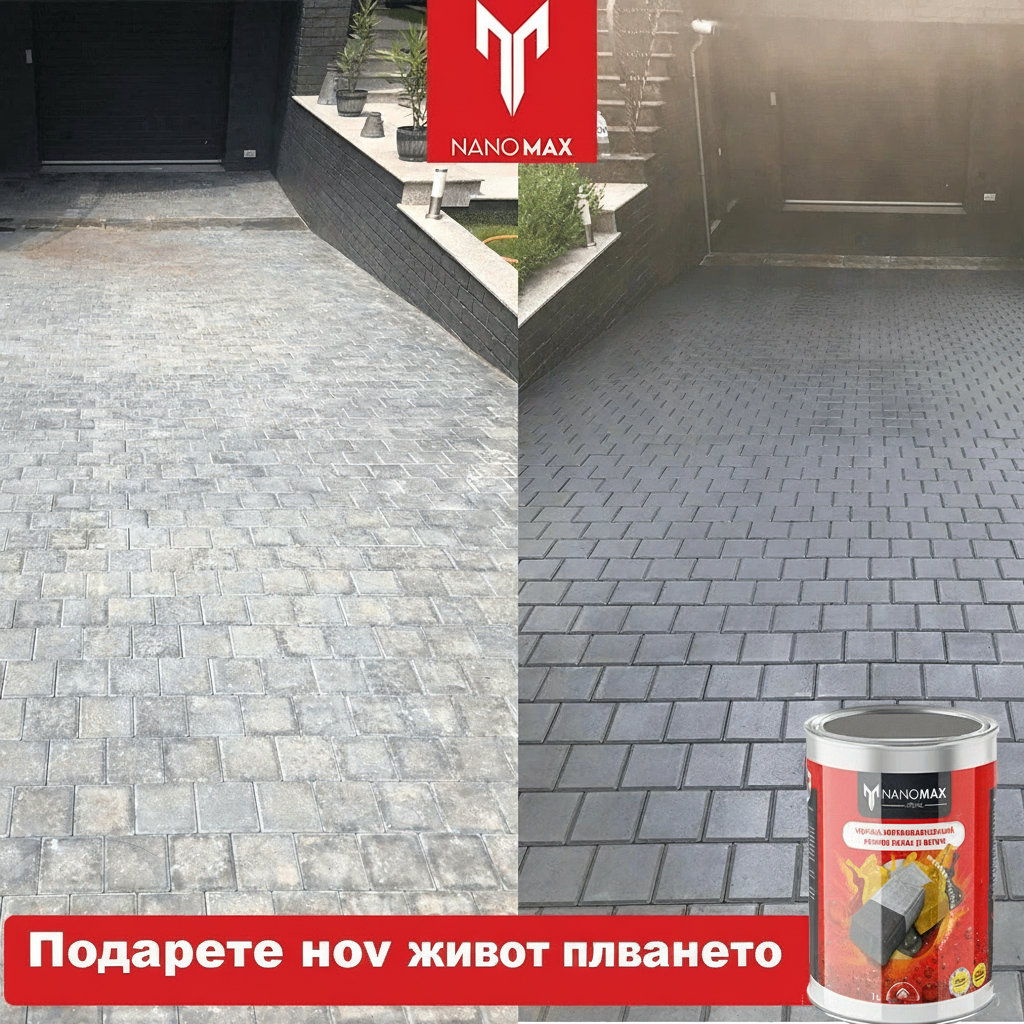 Vopsea pentru Pavaj si Beton, Protectie Hidrofoba, UV si Pete, NanoMax