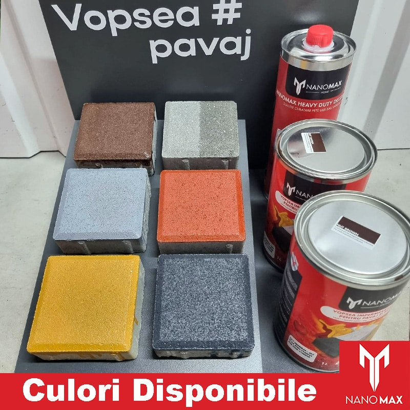 Paint for Pavement and Concrete, Hydrophobic, UV and Stain Protection, NanoMax