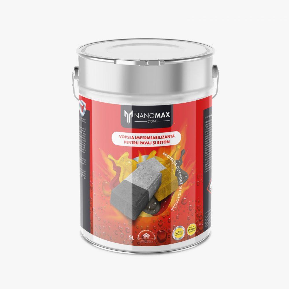 Paint for Pavement and Concrete, Hydrophobic, UV and Stain Protection, NanoMax