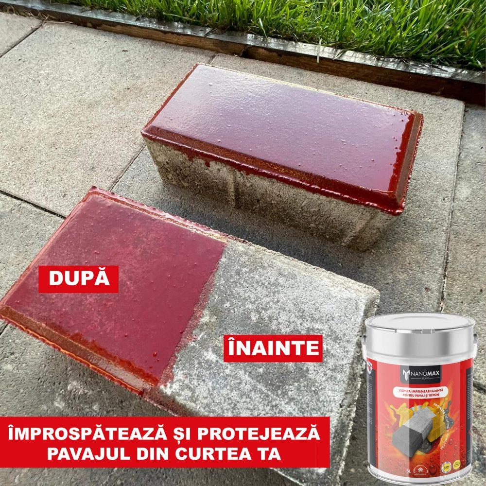 Paint for Pavement and Concrete, Hydrophobic, UV and Stain Protection, NanoMax