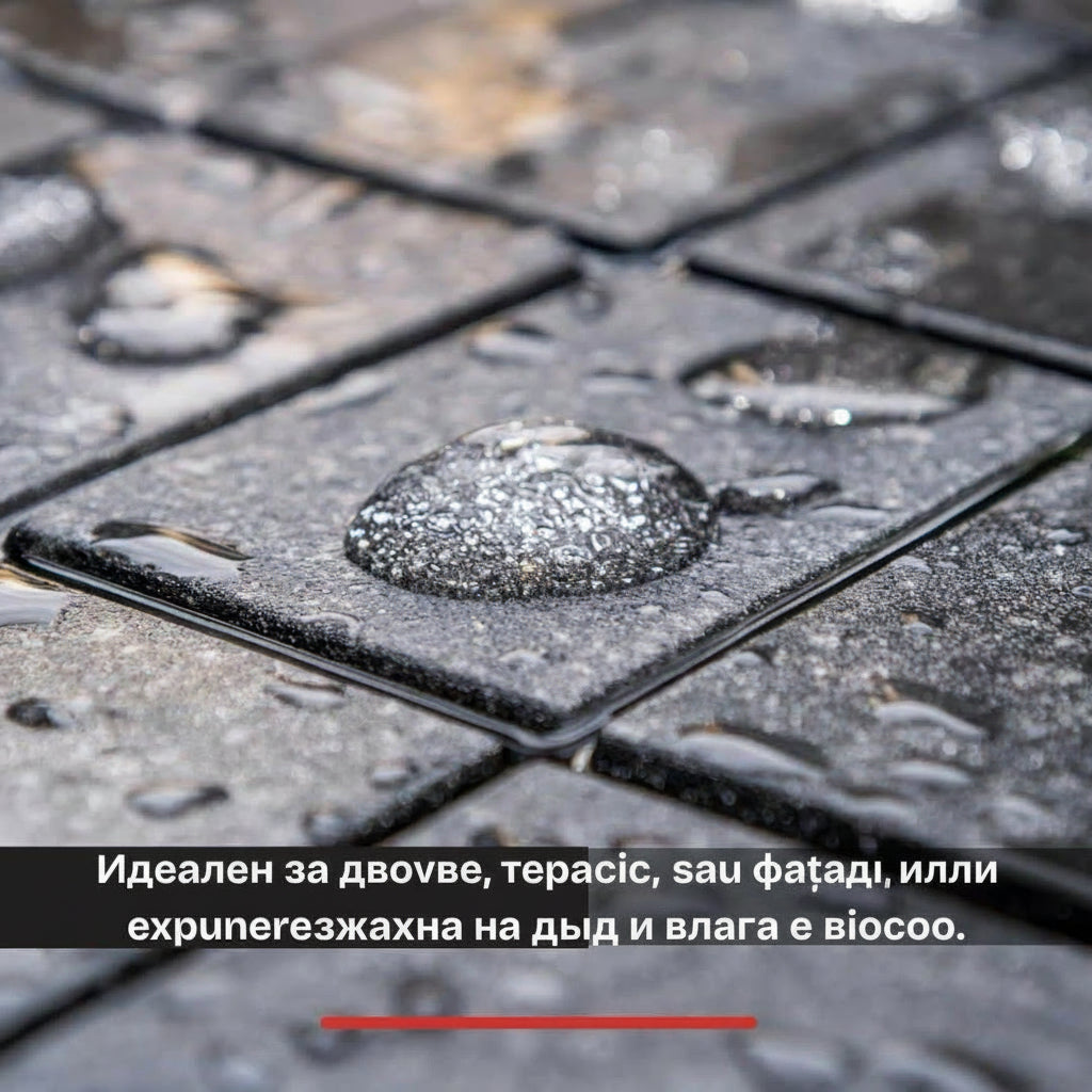 Impermeabilizant NanoMax ROCK PRO 3L – Protectie hidrofoba & oleofoba pe baza de apa pentru piatra, pavaj, beton, lemn si textile