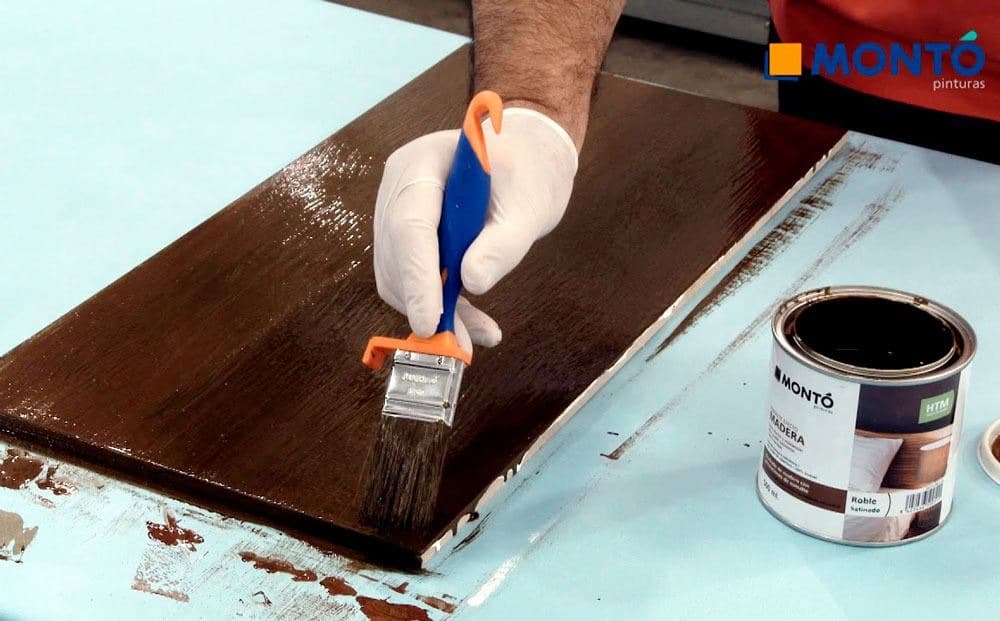 Universal Paint with Natural Wood Effect – For Wood, Plastic and Metal, Monto, 500ml