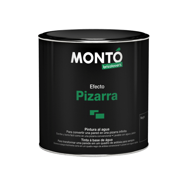 Vopsea decorativa cu Efect de Tabla de scris, transforma orice perete in tabla pe care poti scrie cu creta, Monto, 500ml