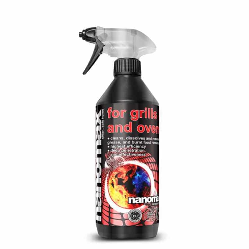Stove Soot and Grease Detergent, Professional Solution for Cleaning Stoves, Ovens, Grills, Oil Stains on Pavement and Stone, Nanomax