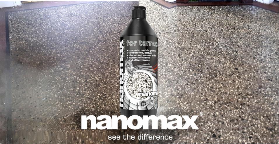 Nano Detergent for Tombstones, Professional Solution for Cleaning Terraces, Funeral Monuments, Statues, Nanomax