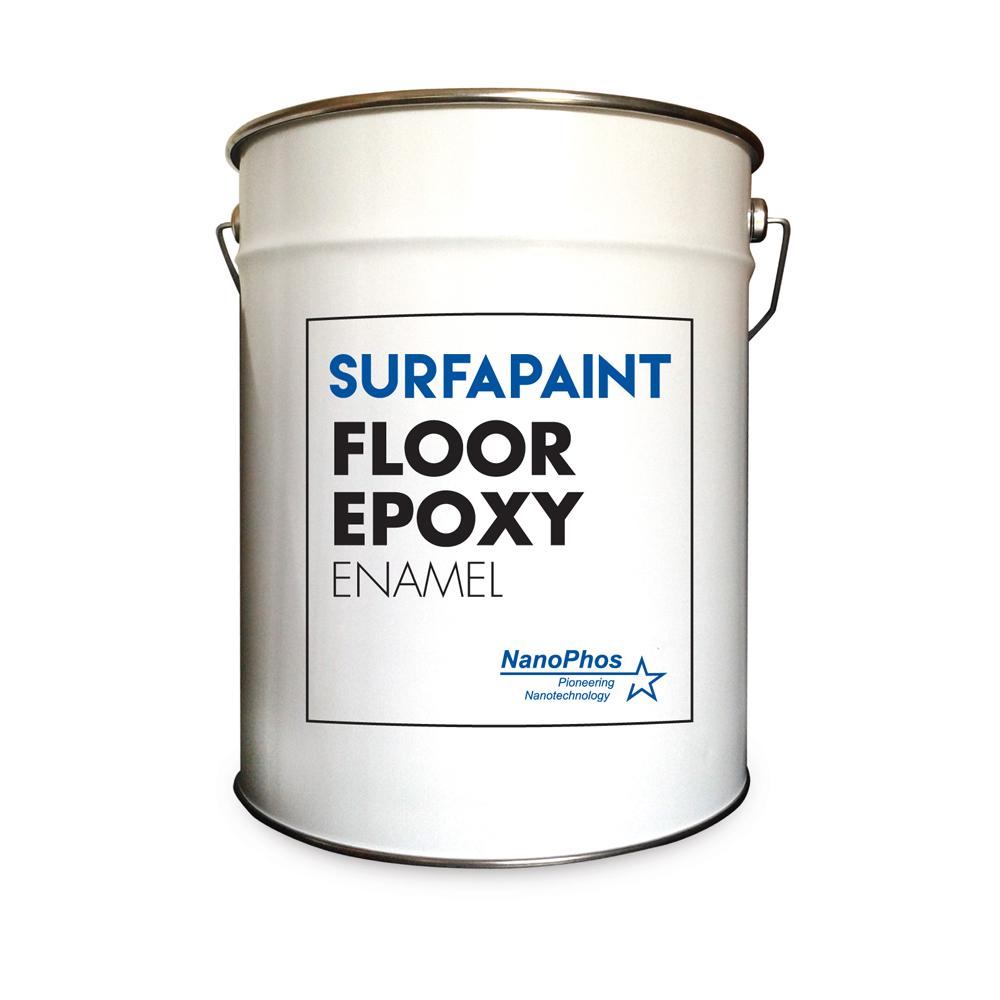 Two-component solvent-based epoxy floor paint, Surfapaint Epoxy Enamel, Nanophos, 20L